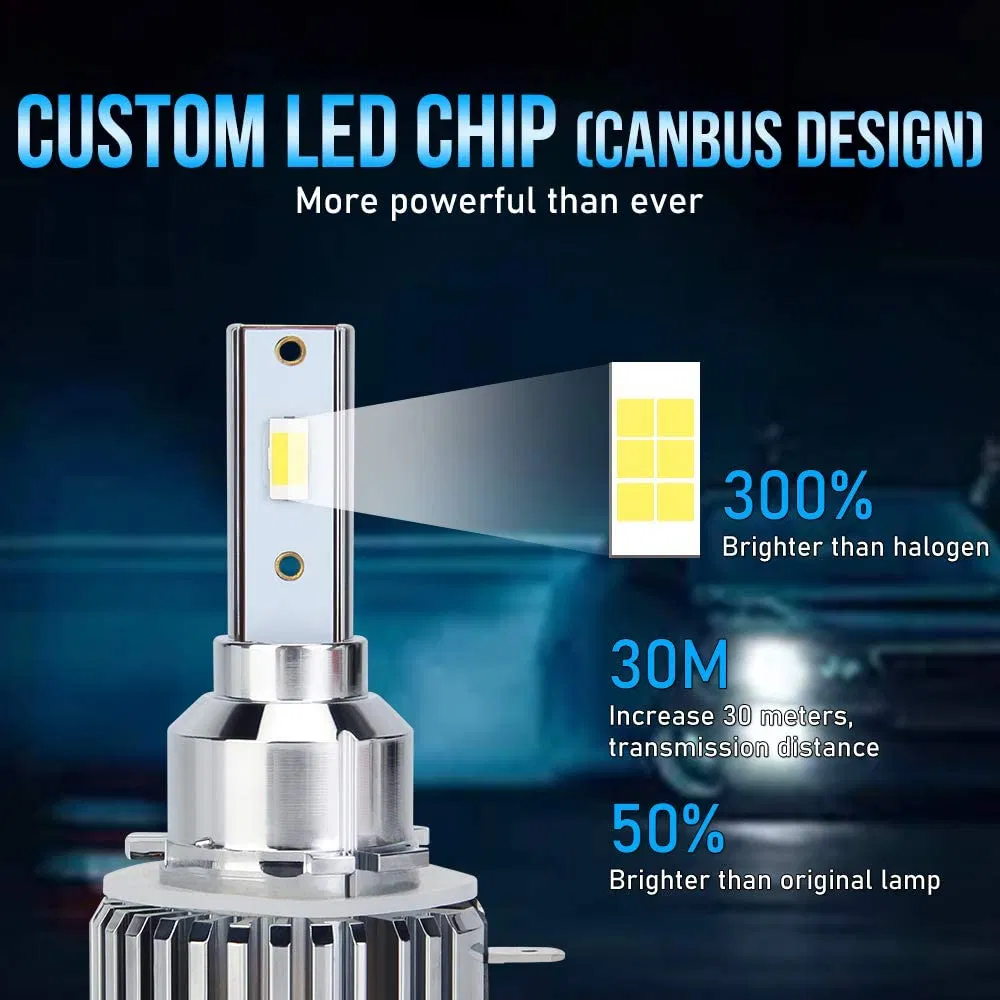 H15 LED Headlight Bulbs Canbus Errors Free 80W Super Bright Csp Chips 10000lm 6500K White LED Headlight Bulb Conversion Kits