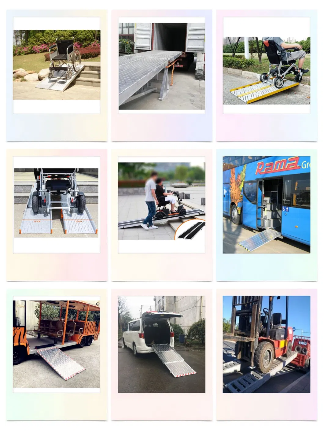 Heavy Duty Aluminum Loading Ramp Dual Runner Car Ramp