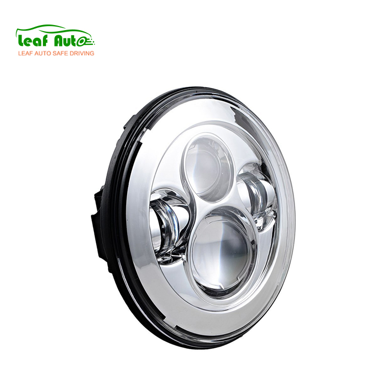 High Low Beam Round 45W Cars Running Lights Headlamp for Jeep Wrangler Jk Land Rover Defend 7' LED Headlight