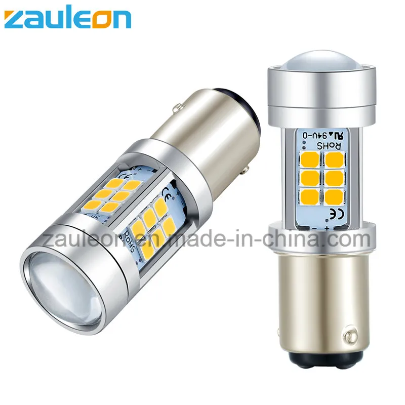 High Power 1156 Bau15s Py21W Yellow LED Turn Signal Car Lamp