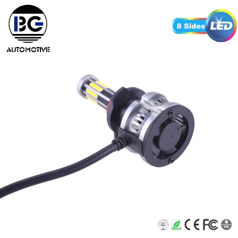 High Quality 6sides H7 LED Bulb 120W 360 Degree Super Bright Car Headlights H4 H11 Hb3 9005 /Auto LED Headlight
