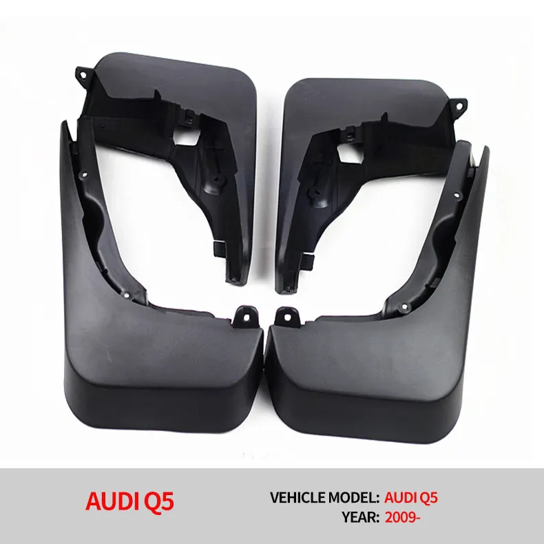 High Quality Fashion Design Splash Guard Mud Flaps Mudguards Car Accessories for Audi Q5 Sport Version with Wheel Lip Flare 2015 2016 2017 2018 Fender