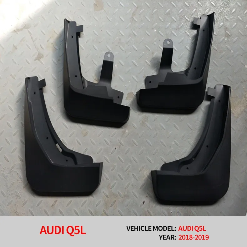 High Quality Fashion Design Splash Guard Mud Flaps Mudguards Car Accessories for Audi Q5 Sport Version with Wheel Lip Flare 2015 2016 2017 2018 Fender