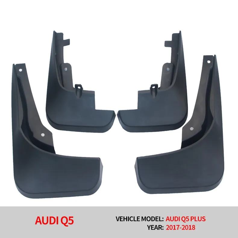 High Quality Fashion Design Splash Guard Mud Flaps Mudguards Car Accessories for Audi Q5 Sport Version with Wheel Lip Flare 2015 2016 2017 2018 Fender