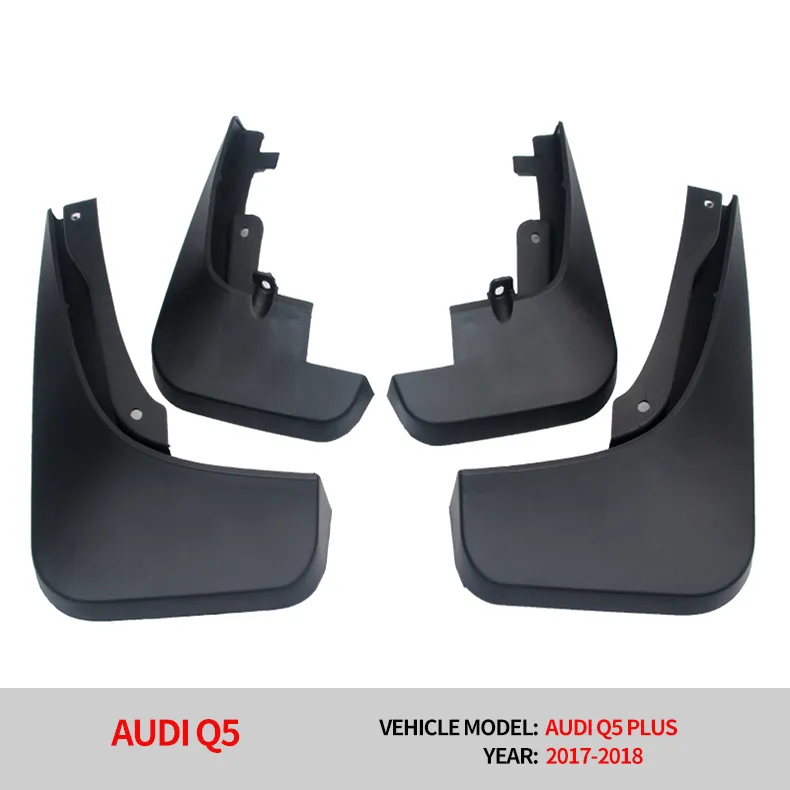 High Quality Fashion Design Splash Guard Mud Flaps Mudguards Car Accessories for Audi Q5 Sport Version with Wheel Lip Flare 2015 2016 2017 2018 Fender