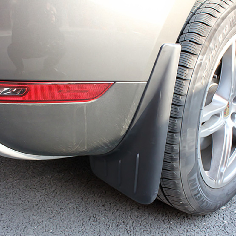High Quality OEM Front Rear 4PCS Black Car Eco Plastic Fender Mud Guard for Porche Cayenne