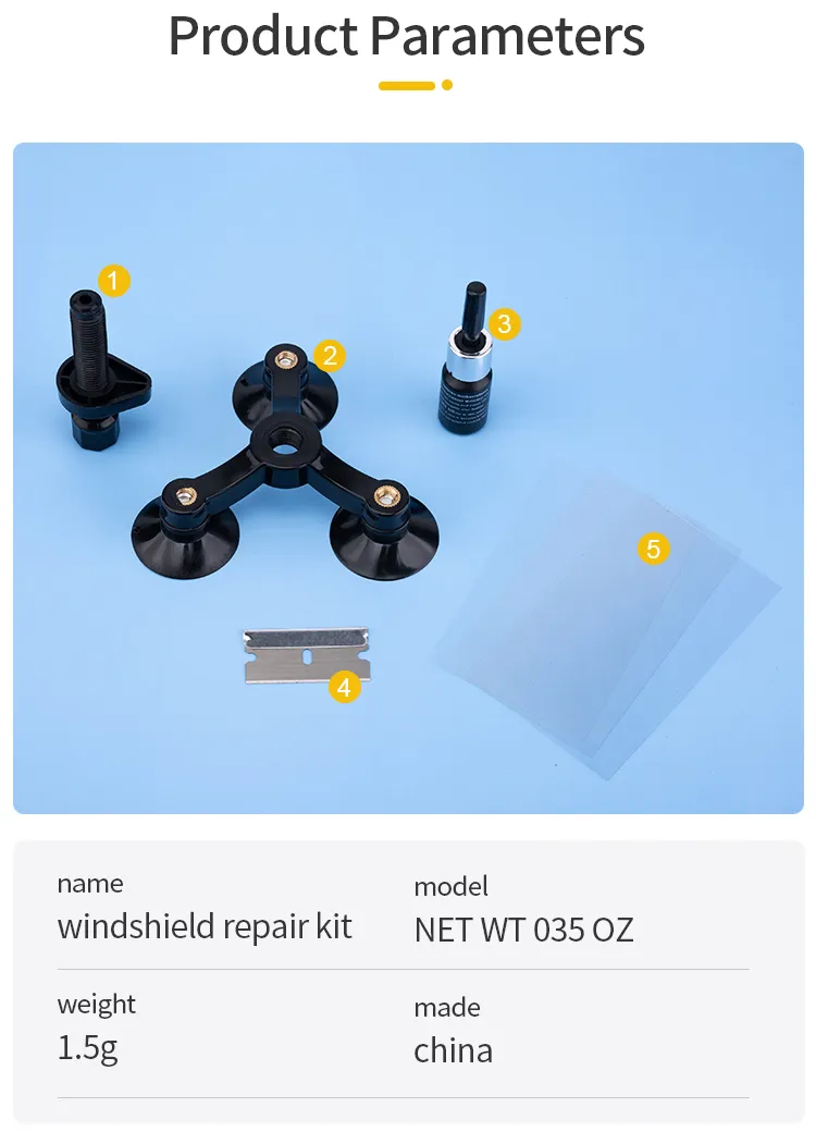 Hot Car Windshield Repair Kit Car Glass DIY Tool Auto Windscreen Chips and Cracks Repair Tools