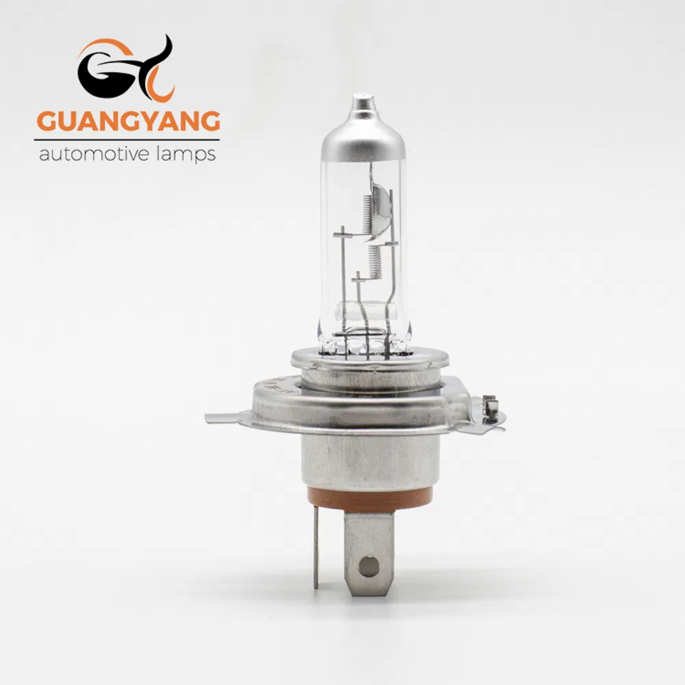 Hot Sale DOT H4 12V 100/90W P43t Warm White Silver Headlight Car Halogen Bulbs