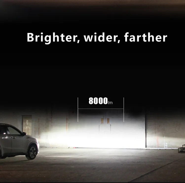 Hot Sale H4 H11 9004 9005 9006 9007 H13 5202 Three Color LED Headlight Bulbs LED Car Headlights Dual Color