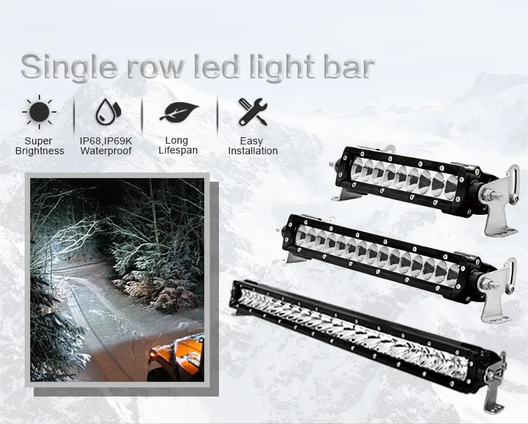 IP69K Waterproof 5D LED Light Bar 20 SAE LED Work Light Roof