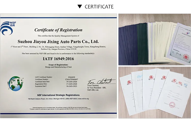 Jyjx048A Sprinter V Class Customized Luxury Electric Motorized Leather Seats