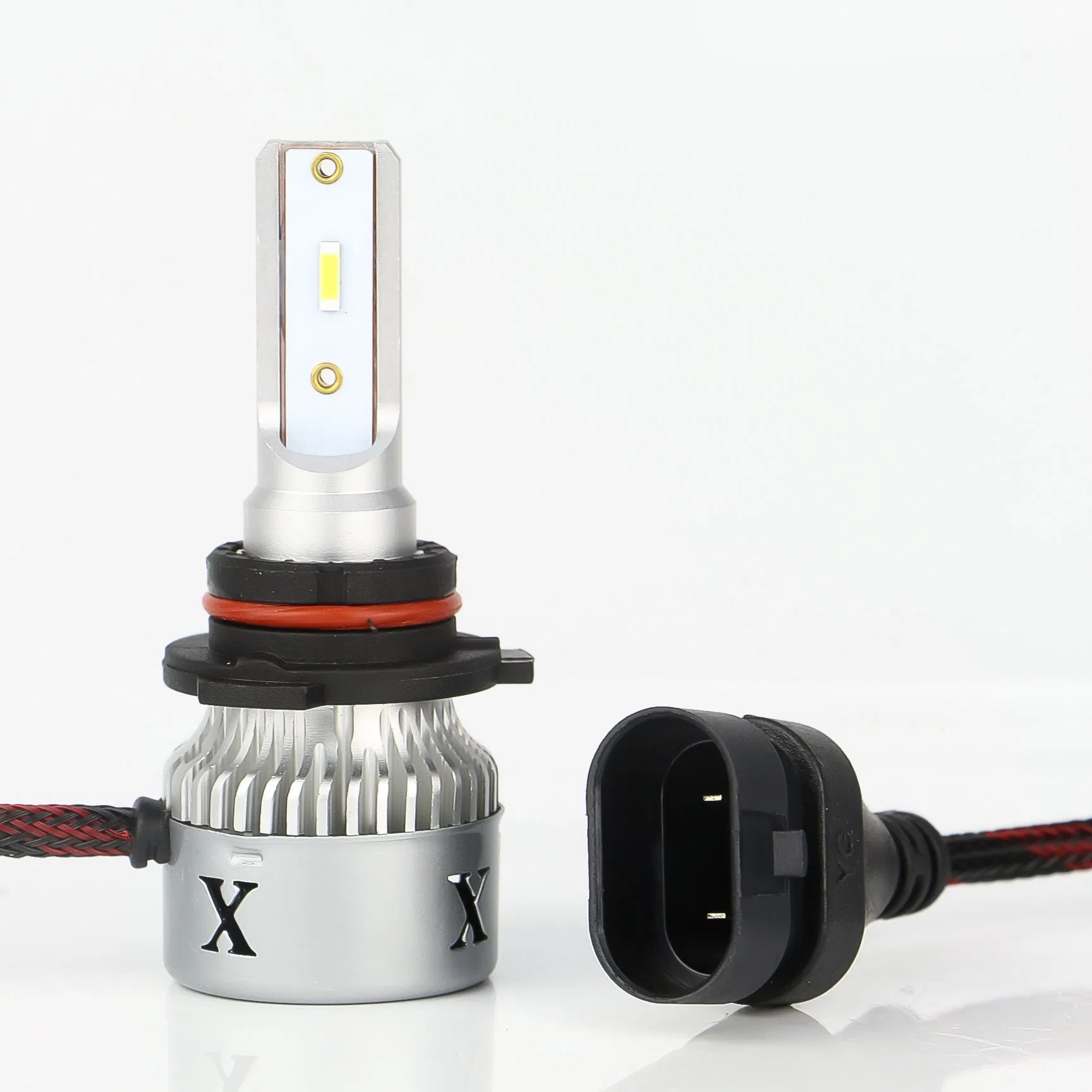 L8 Auto Lighting System Triple Color 60W 9000lm High Low Beam Motorcycle K1 9005 9006 H7 LED Headlight Bulb H4