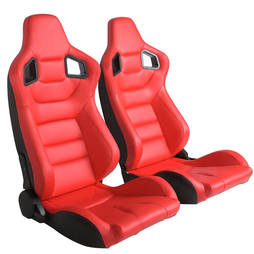 Leather SIM Adjustable Jbr Brand Car Bucket Seats Racing Seat