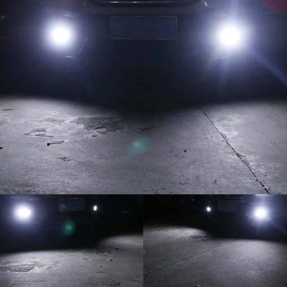 LED Fog Light Bulb Cool Xenon White H8 H16 LED Bulbs 3200lm 27 SMD Chips Fog Lights