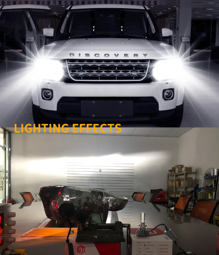 LED Headlight Bulb Upgrade 6000lumen 12V DC