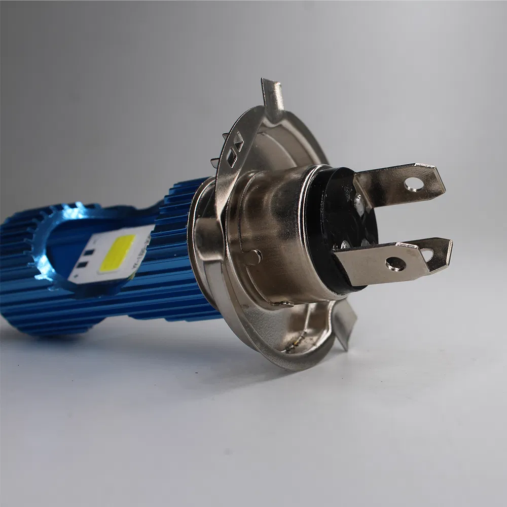 LED Motorcycle Headlight Bulbs COB LED 1000lm Ba20d H/L Lamp Scooter ATV Moto Accessories Fog Lights