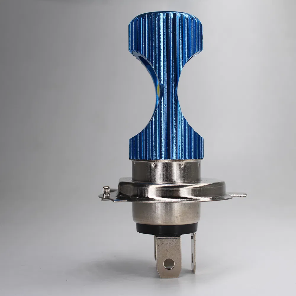 LED Motorcycle Headlight Bulbs COB LED 1000lm Ba20d H/L Lamp Scooter ATV Moto Accessories Fog Lights