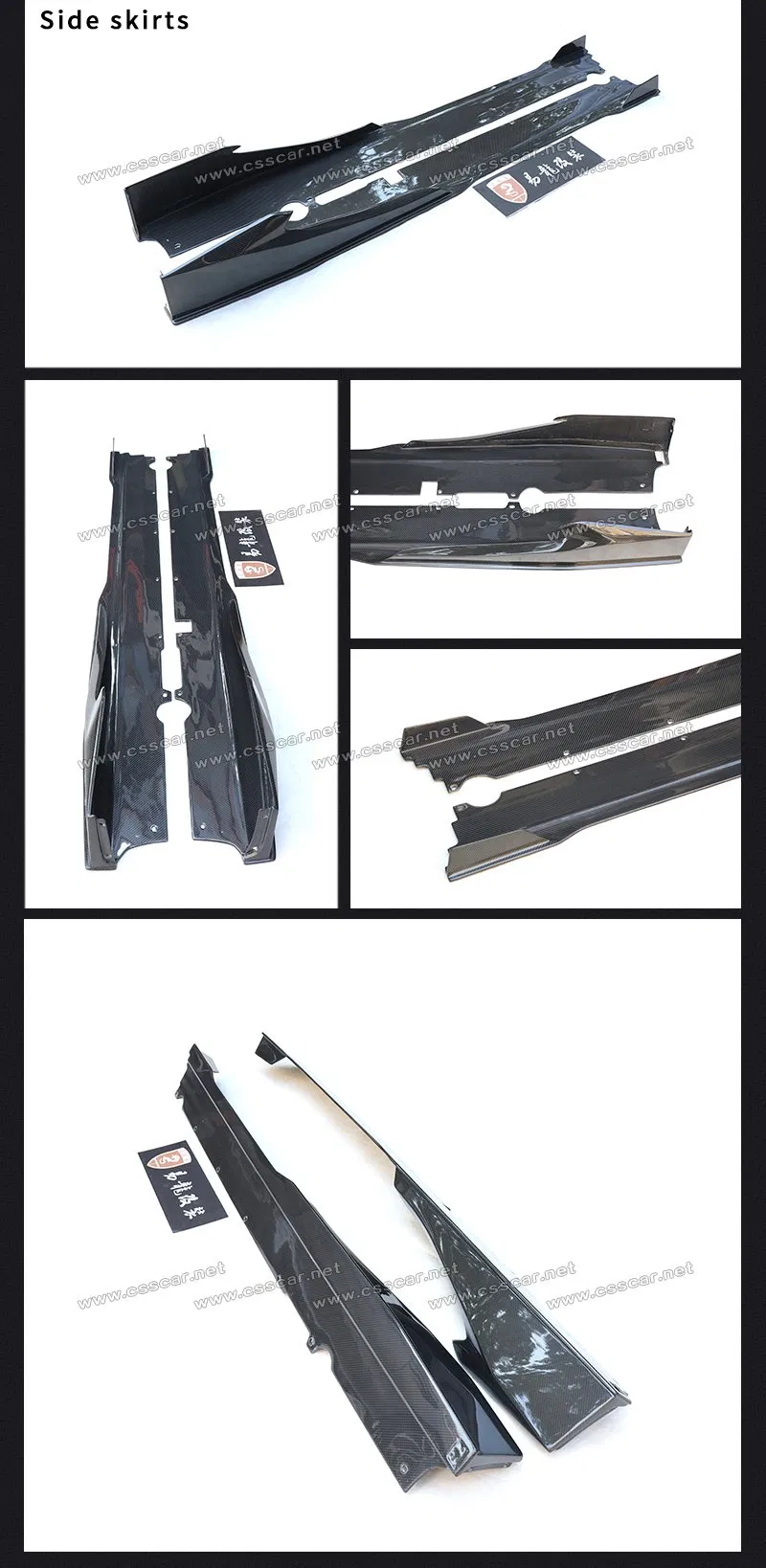 MD Style 3K Real Carbon Fiber Lp610 Body Part Side Skirts for Lamborghini Huracan