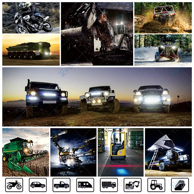 Mini 12V LED License Plate Light Number Plate Lights for Truck Trailer