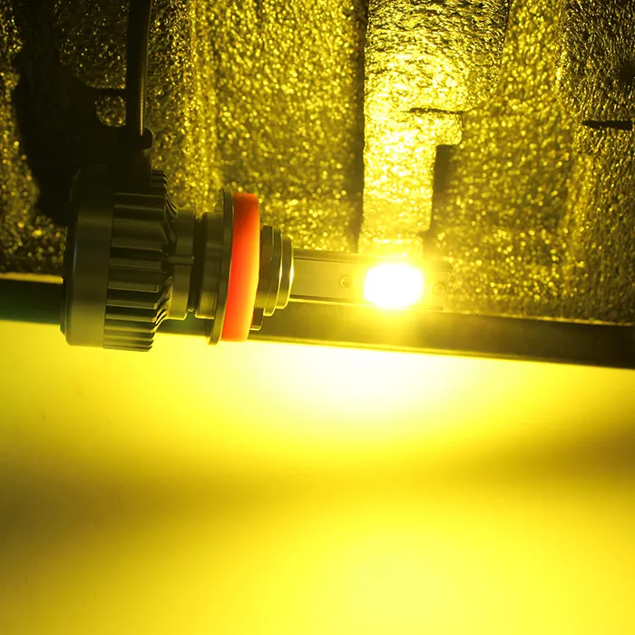 Mini A2 Car Headlight Bulb H11 H8 H9 Yellow Fog Lights