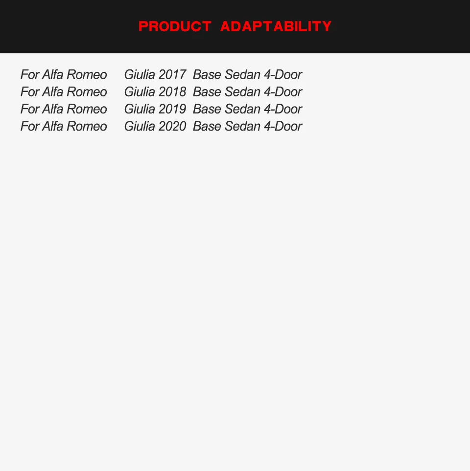 Modify Luxury Carbon Fiber Front Bumper Fog Lamp Cover for Alfa Romeo Giulia 2017-2020