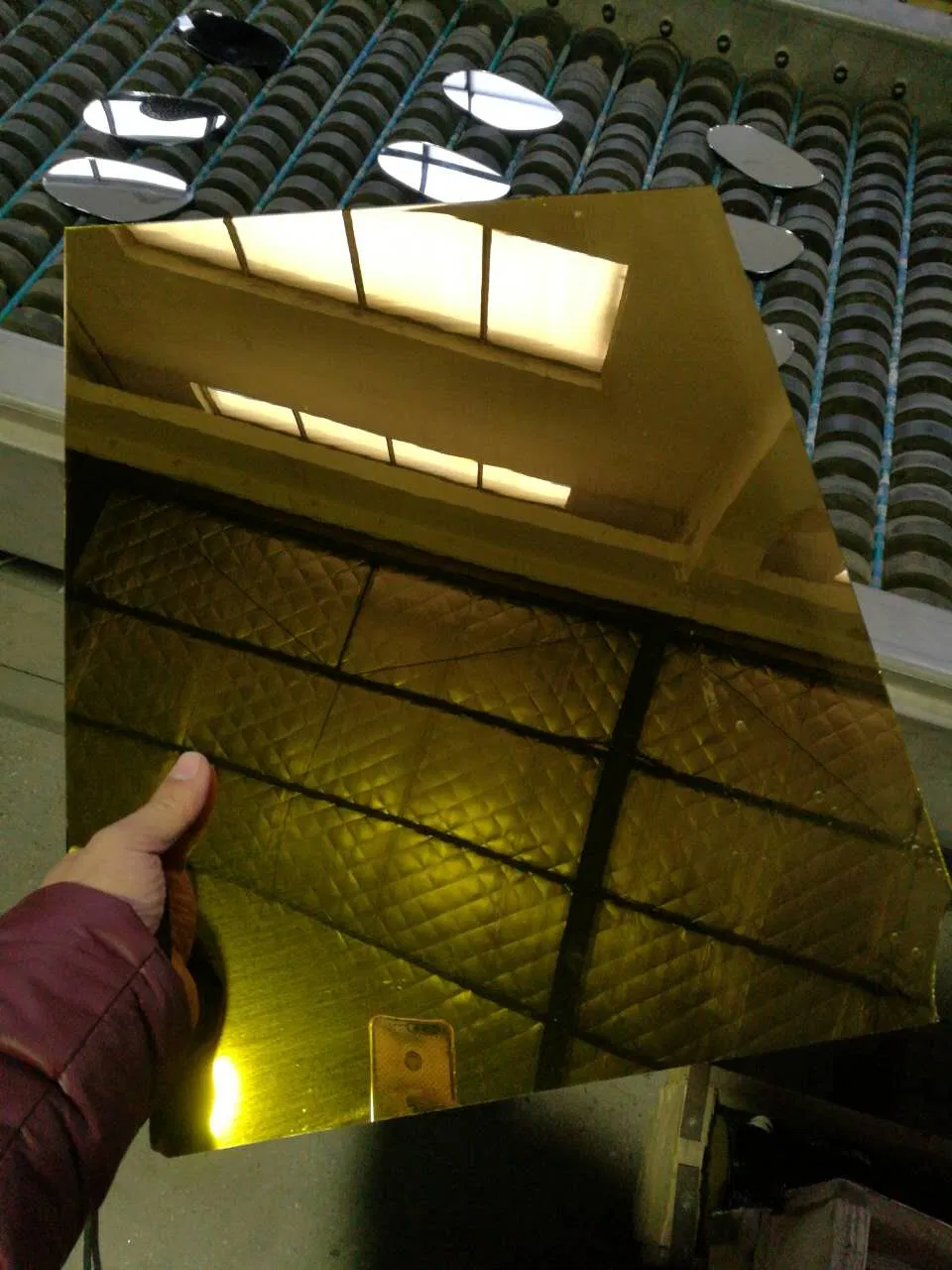 Motorcycle Truck Bus Car 2mm Clear/Blue Side View Rearview Glass Mirror Sheet