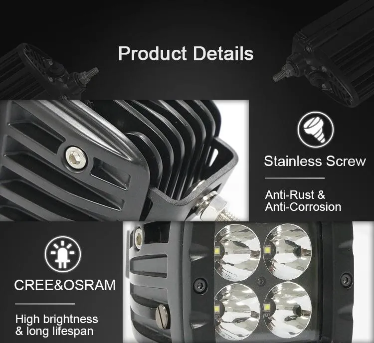 Motos Accesorios Luz LED De Trabajo