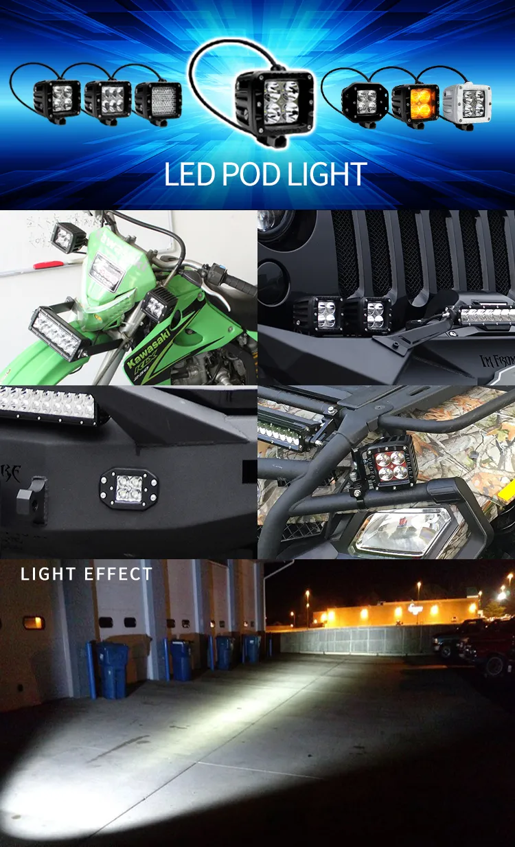 Motos Accesorios Luz LED De Trabajo