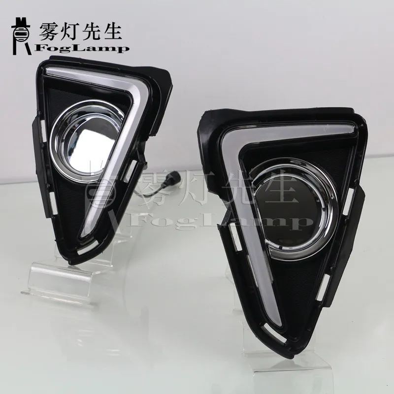 New Arrival High Quality LED DRL for Toyota RAV4 Light Guide Style LED Daytime Running Light for Toyota RAV4 2016 2017 2018