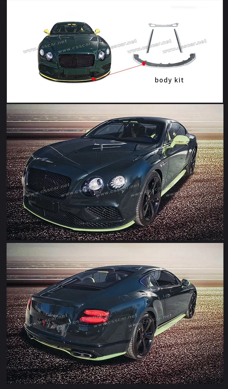 New Arrival V8s Style Fiberglass Small Body Kits for Bentley Continental Gt 2015-2017