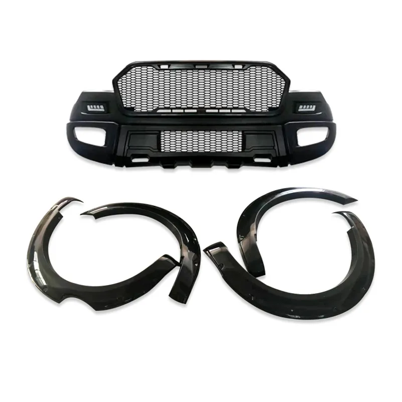 New Car Accessories Front Bumper Facelift Conversion Body Part Kit for Ranger T7 T8 Upgrade to Raptor