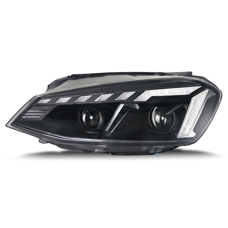 Newly Designed Auto Parts LED Lights Bixenon Projector Lend Headlight for 2013 Golf 7