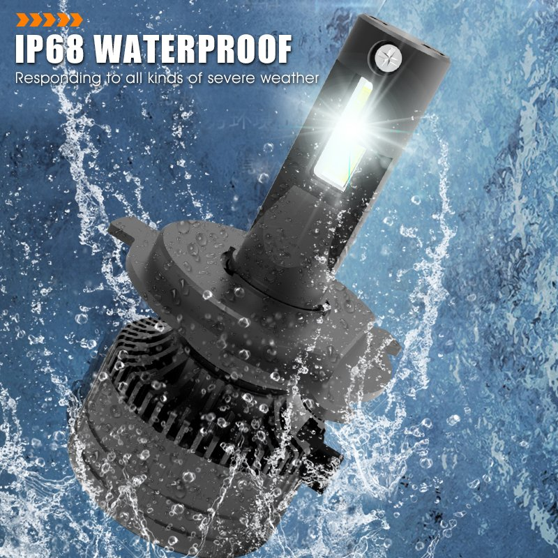 OEM/ODM IP68 Waterproof Super Bright Lamp Auto Lighting System 6162lm 65W Csp H1 H3 H13 H16 880 9005 9012 Bulb LED Headlight
