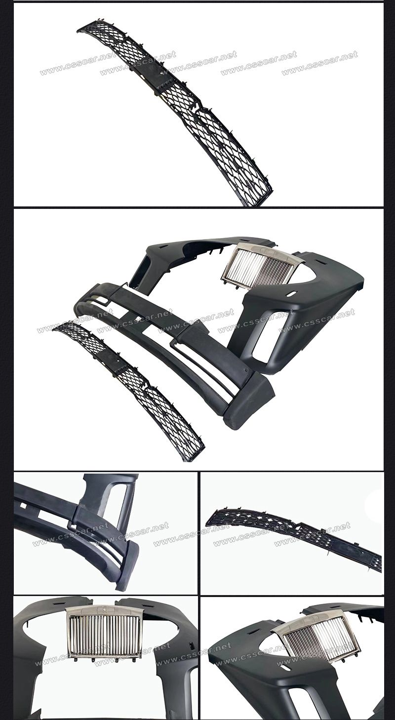 Old to New Style Fiberglass Car Front Bumper Engine Hood Body Kit for Rolls Royce Phantom 8th Generation