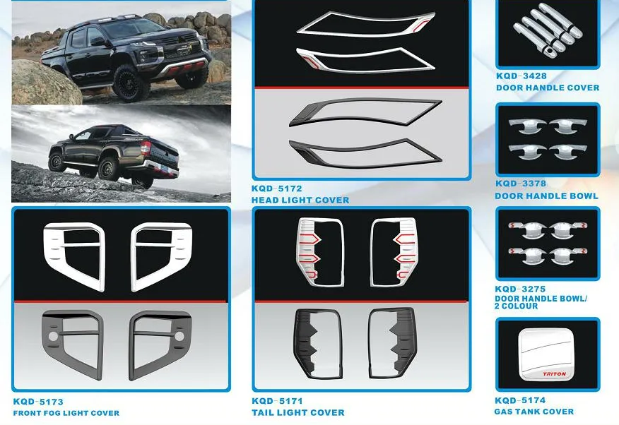 Perfect Fitment 2 Colour Door Handle Bowl for Triton 2019