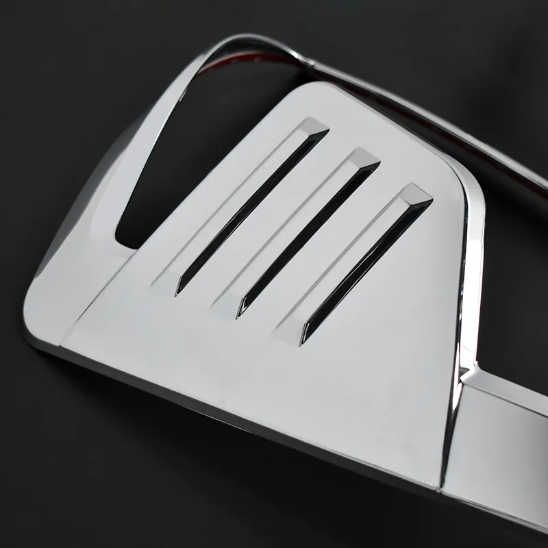 Pickup Chrome Tail Light Cover Black Head Lamp Cover for Navara 2021