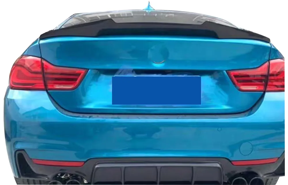 Rear Trunk Spoiler for 2011-2017 BMW 5 Series F10 M4 Carbon Fiber Looks Car Accessory