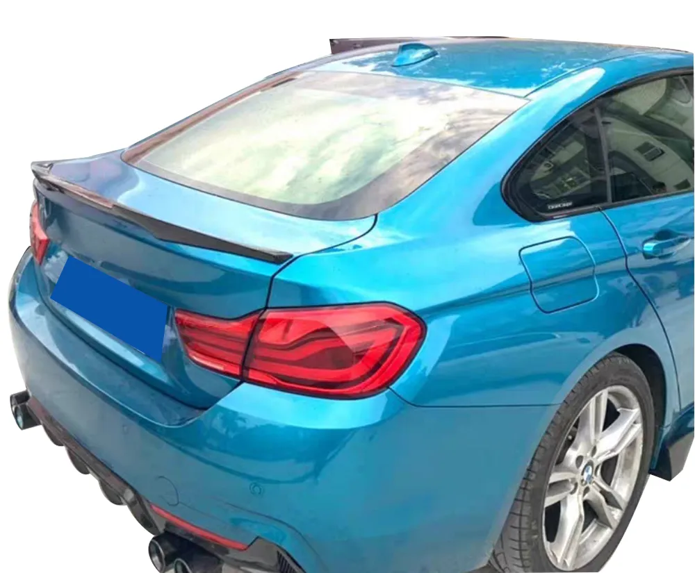 Rear Trunk Spoiler for 2011-2017 BMW 5 Series F10 M4 Carbon Fiber Looks Car Accessory