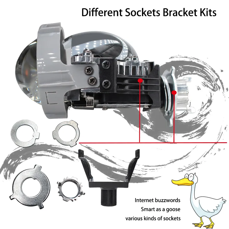 Rx9 2.5inch LED Bi Projector Headlights for Automotive Light