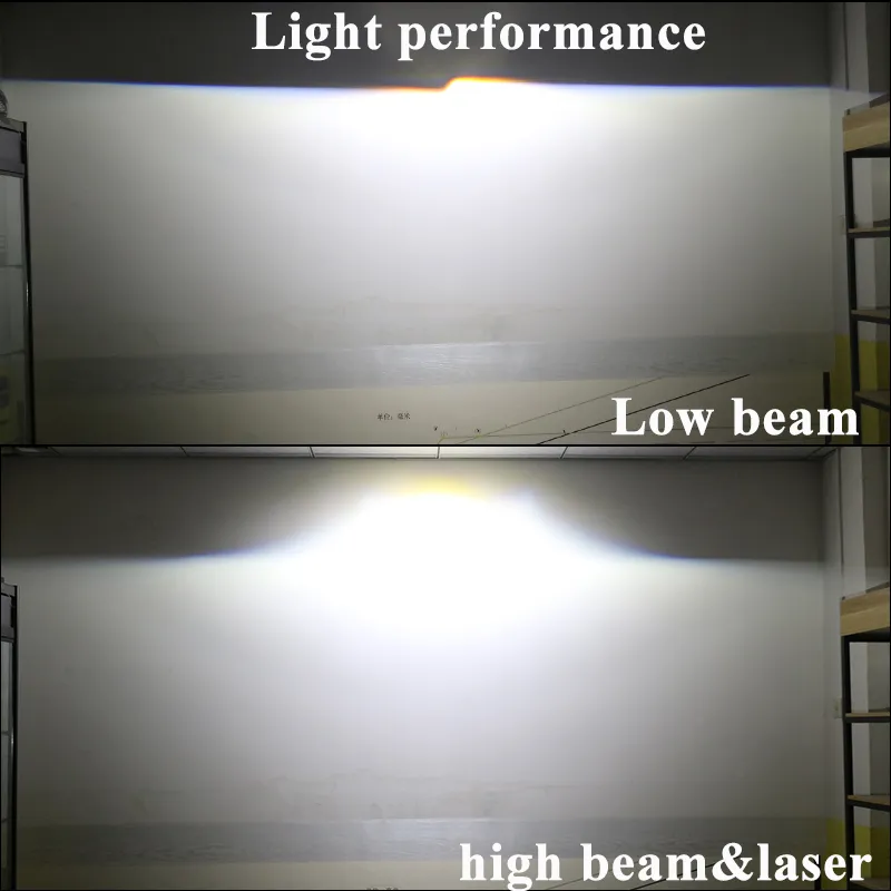 Sanvi New Arrival S8l High-End Technology New Product 12V 58W 5500K 3 Inches Bi LED Laser Projector Lens for Lincoln Headlights