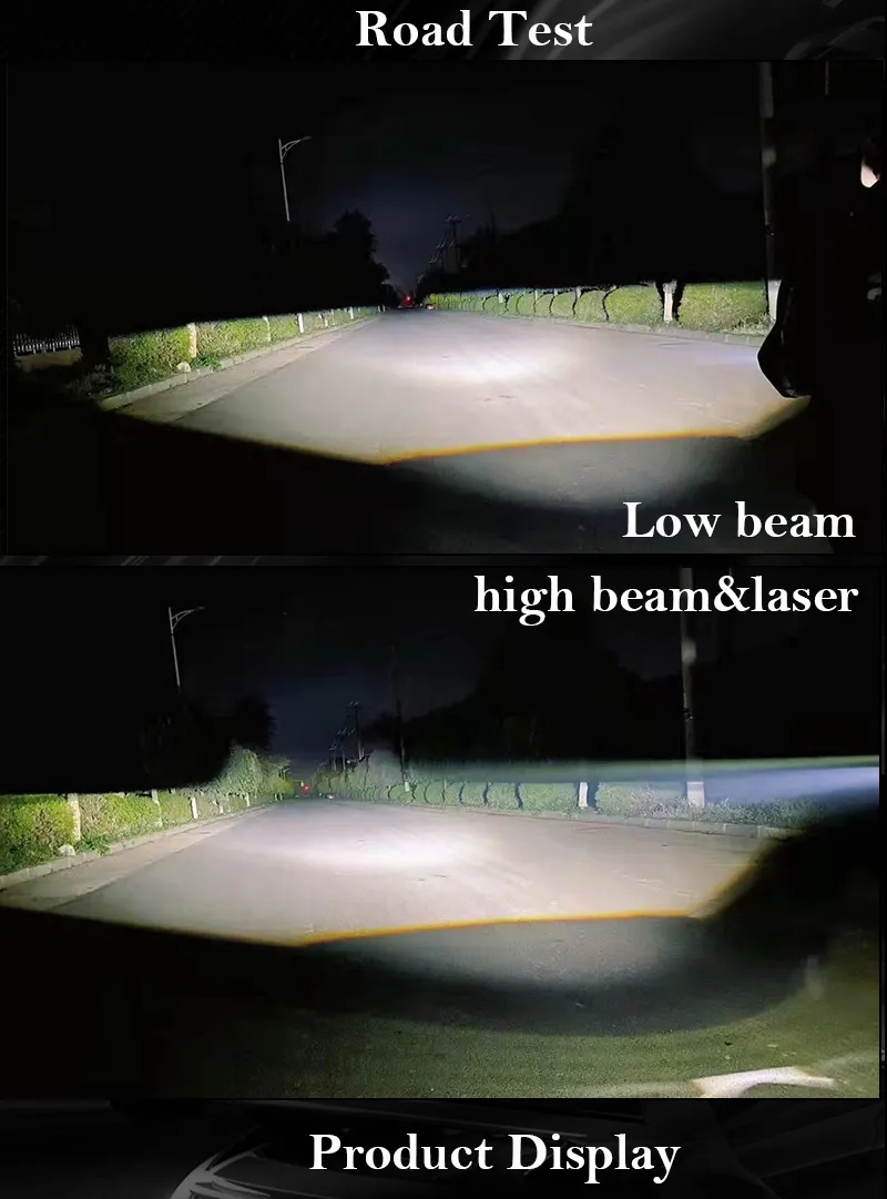 Sanvi New Arrival S8l High-End Technology New Product 12V 58W 5500K 3 Inches Bi LED Laser Projector Lens for Lincoln Headlights