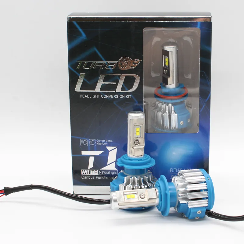 Super Bright Car LED Auto Part T1 H7 40W 4200lm Car LED Headlight