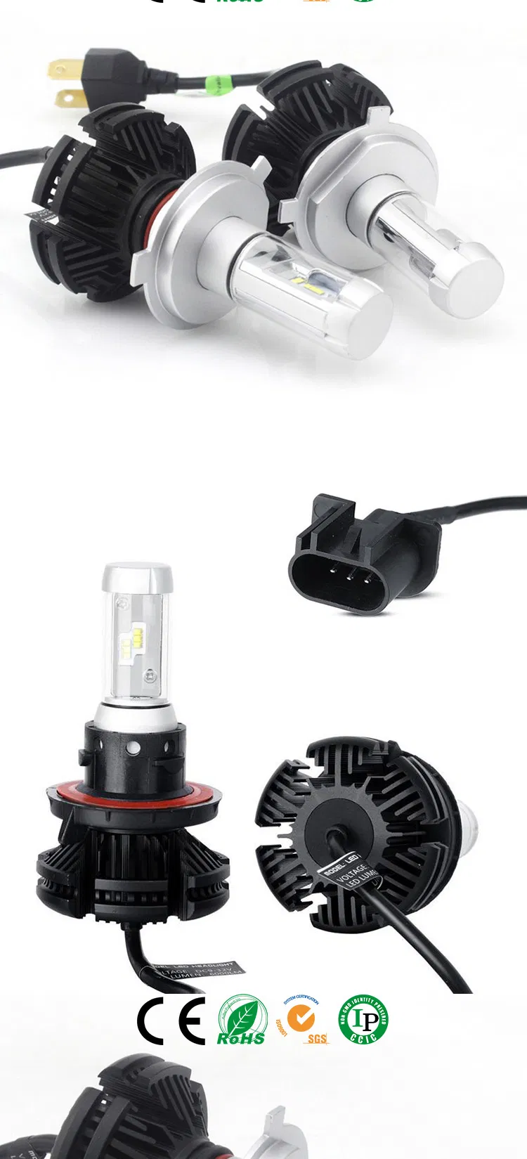 Super Power H7 100W Provide12000lm Car LED Light with Reasonable Price and High Quality