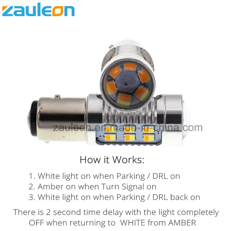 Switchback Dual Color 1157 LED Bulb for Car Parking Light/Turn Signal Light