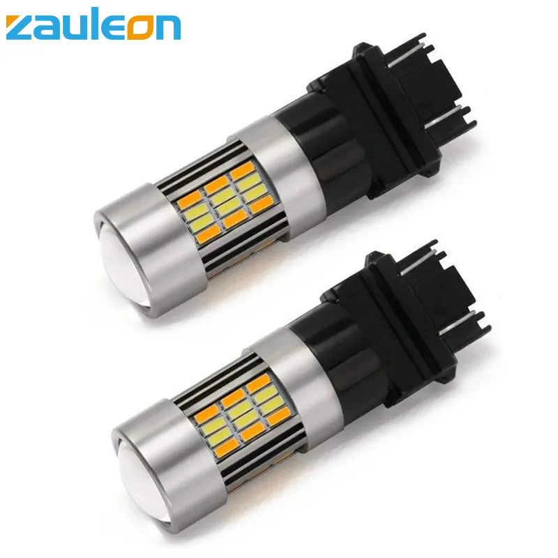 Switchback LED Car Lamp 3157 Dual Color White/Amber for DRL Parking Light Turn Signal Light