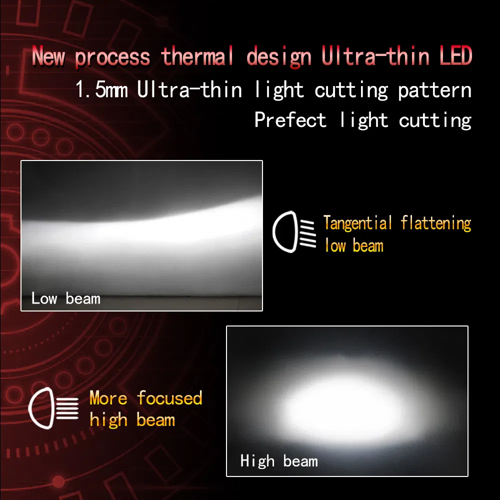 The Brightest P18 LED Headlight 52W 6500K LED Headlight