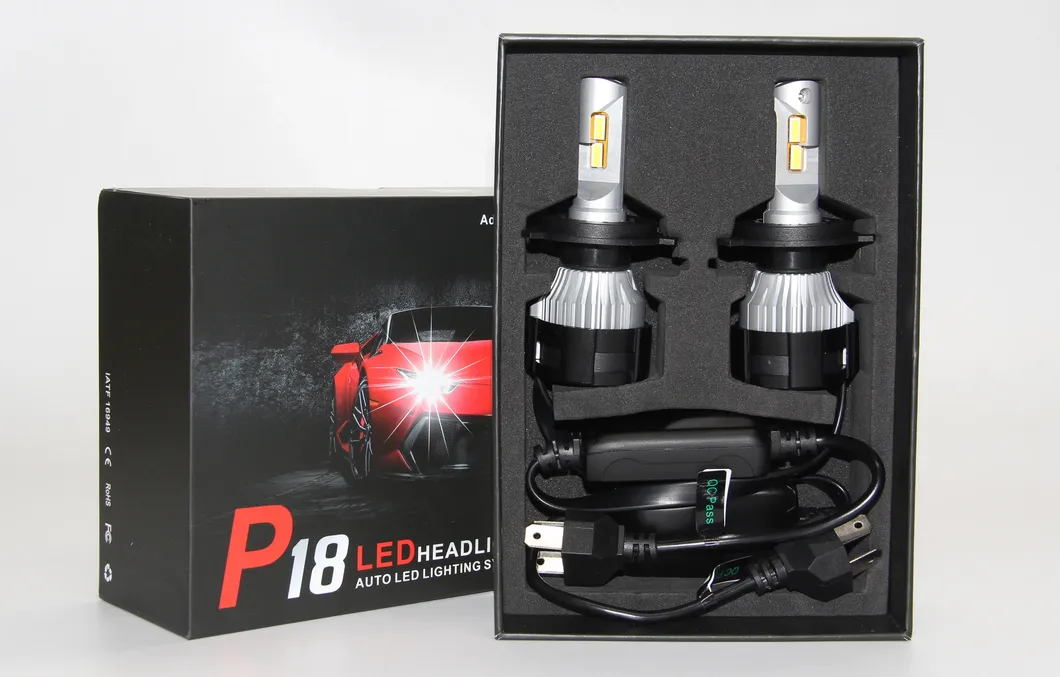 The Brightest P18 LED Headlight 52W 6500K LED Headlight