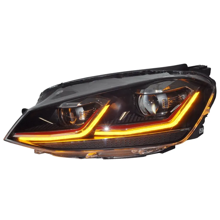 Volkswagen Golf 7.5 Style LED Headlight Biled Projector Lens Automotive Lamps