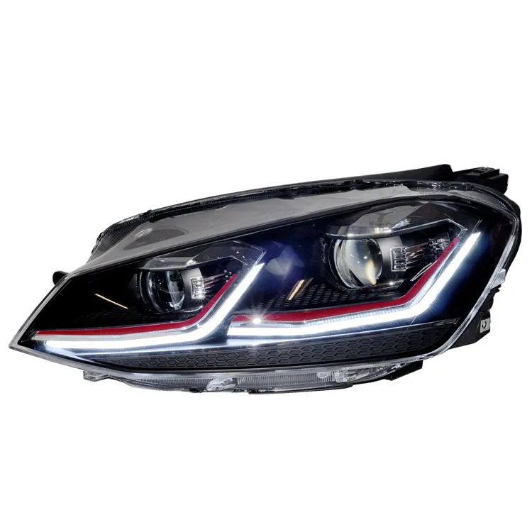 Volkswagen Golf 7.5 Style LED Headlight Biled Projector Lens Automotive Lamps