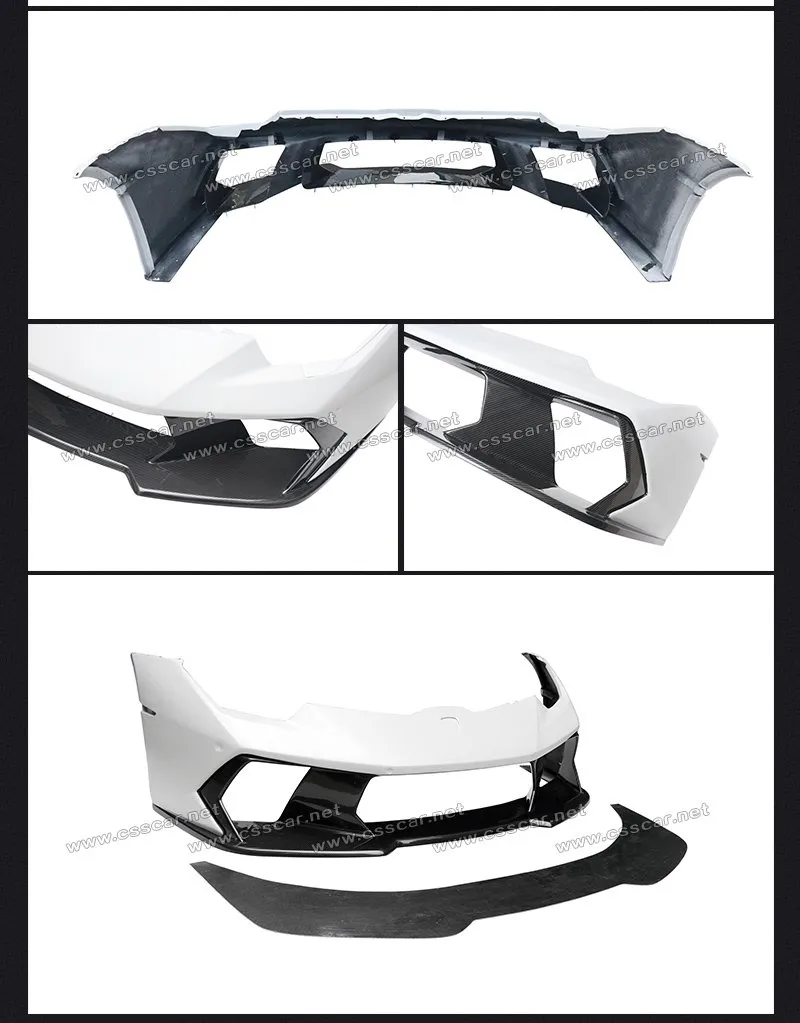 Vors Style Carbon Fiber Mix Fiberglass Front Bumper Chin for Lambo Huracan Lp610-Lp580 Quality Assurance